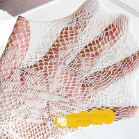 Chaussettes fines et respirantes en tricot pour filles - Style japonais d'été, design princesse, dentelle blanche, maille anti-moustiques, chaussettes pour bébé