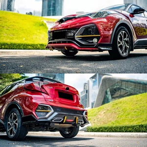 Parachoques de coche para Toyota <span class=keywords><strong>CHR</strong></span> 2016 2017 2018 <span class=keywords><strong>2019</strong></span> 2020 <span class=keywords><strong>CHR</strong></span> delantero bumoer parachoques trasero PP material kit de carrocería de coche para piezas exteriores <span class=keywords><strong>CHR</strong></span> - Product Image 4