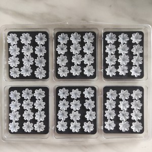 F21 10mm Flor de cuarzo esmerilado de siete pétalos hecha a mano - Product Image 5