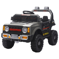 Voiture jouet télécommandée tout-terrain personnalisable pour enfants de 2 à 4 ans, à batterie, avec lumières et musique