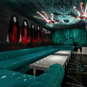 Werewolf Killing Chamber Escapa <span class=keywords><strong>Terror</strong></span> Inferencia Papel tapiz Mural Decoración <span class=keywords><strong>del</strong></span> hogar - Product Image 4