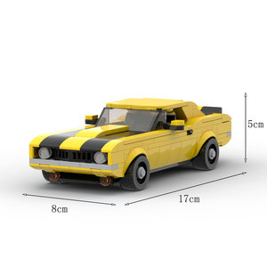 MOC M03120 Coche de Ciudad de Alta Velocidad, Campeón de Carreras, Superauto Clásico, Bloques de Construcción, Ladrillos de Carreras, Súper Técnica, Garaje Creativo, Set DIY - Product Image 5
