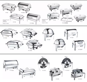 Rotating Brass Roll Top Round Chauffe Plat Food Warm Serving Dish Buffet Chafing <strong>Chaffing</strong> Dishes Copper <strong>Fuel</strong> India for Catering - Product Image 5