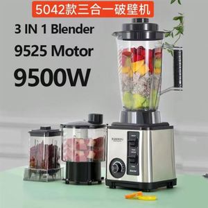 เครื่องทำน้ำผลไม้สดอเนกประสงค์ 3-in-1 คุณภาพสูง แบบพกพา ใช้มือบด ความจุ 3 ลิตร วัสดุพลาสติก PC ดีไซน์รักษ์โลก พร้อมใบมีดสแตนเลส - Product Image 3