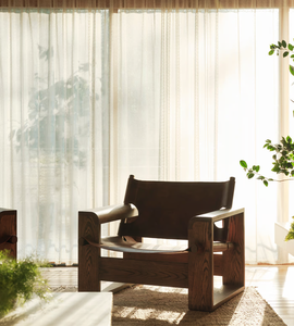 Fauteuil de Salon Rétro Européen Meuble de Luxe en Cuir et Bois Massif Fabriqué à la Main - Product Image 4