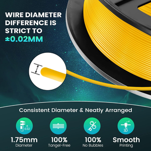 Wholesale for Sunlu <b>PLA</b> 3D Filament 1.75mm Tolerance 0.02mm Accurate 10Rolls MOQ for 3D Printer Filament Plastic Rods - Product Image 2