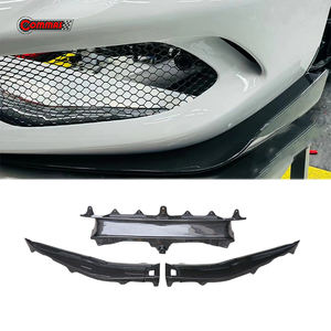 Accessoires automobiles : Déflecteur d'air interne en carbone sec pour pare-chocs avant Ferrari 296GTB, Spoiler interne de pare-chocs avant - Product Image 1