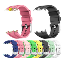 Modisches Transparentes Weiches Silikon-Gummi-Armband für S Watch & AP Royal Pop Integriertes Uhrenarmband