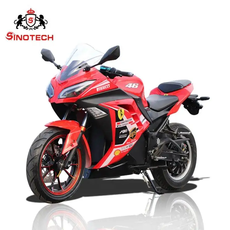 Wuxi Sinotech 2022 New Ninja H2r Electric Racing Motorcycle Sports Motorbike Street Moto