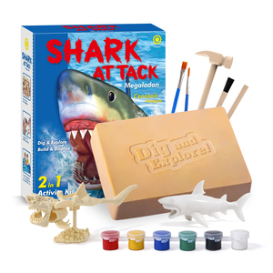Piano pomme de terre 2024 nouveau <span class=keywords><strong>requin</strong></span> explorer jouets <span class=keywords><strong>requin</strong></span> fossiles creuser kit jouets <span class=keywords><strong>requin</strong></span> peinture jouets pour enfants - Product Image 2