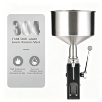 Machine de remplissage manuelle à piston A03, machine de remplissage manuelle portable à piston, machine d'emballage cosmétique pour petites doses d'onguent, de sirop
