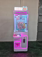 Machine à griffes mini commerciale Jinns Source Factory, prise US, à monnayeur, personnalisable, pour jeux de pince à peluches et prix, version anglaise