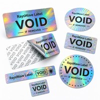 Etiquetas de Seguridad Personalizadas a Prueba de Manipulación, Etiquetas Holográficas para Embalaje, Número de Serie, Código de Barras, Protección de Marca