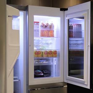 <span class=keywords><strong>Réfrigérateur</strong></span> <span class=keywords><strong>de</strong></span> porte intérieure <span class=keywords><strong>de</strong></span> 655 litres - Refroidissement par air, sans givre <span class=keywords><strong>avec</strong></span> fonction <span class=keywords><strong>de</strong></span> fabrication <span class=keywords><strong>de</strong></span> glace - Doté d'un écran LED - Product Image 6