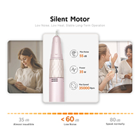 Ponceuse à ongles personnalisable Efil Ultra Strong Torque 35000 tr/min, perceuse à ongles électrique professionnelle avec pièce à main en plastique, puissante et de bureau