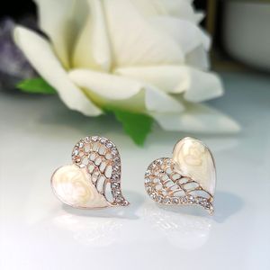 Orecchini a cuore per donna, semplici e dolci, accessori per l'uso quotidiano - Product Image 4
