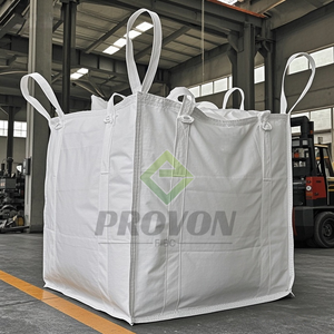 カスタムジャンボバッグ耐久性0.5-3トンオプション4ループリフティングヘビーデューティ構造100% バージンPpクロススリングプリントロゴビッグバッグ - Product Image 2