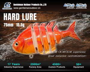 Umpan Buatan MISTER LURE 15.5g 75mm Multi Bagian untuk Memancing Air Tawar, Warna Kustom, Umpan Ikan Kakap - Product Image 4