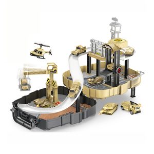 Set Giocattolo Educativo Militare in Plastica 2020 con Zaino per Bambini e <span class=keywords><strong>Garage</strong></span> Parcheggio con 2 Auto - Product Image 1