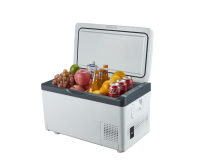 Mini compresseur, congélateur de voiture, nouveau refroidisseur horizontal pour voiture et maison, double usage 12V/24V/AC 220V
