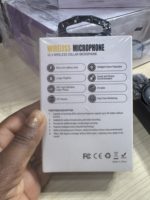Microfono Lavalier Wireless SX19 Mini con Clip, Certificato CE FCC RoHS, Effetto Riverbero, Riduzione del Rumore DSP, 2.4G per Fotocamera e Telefono