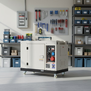 גנרטורים ניידים שקטים של ECG POWER, דיזל, 10 קילוואט, גנרטור דיזל סופר שקט 10 קילוואט-אמפר, גנרטור לשימוש ביתי בחירום 12 קילוואט-אמפר - Product Image 2