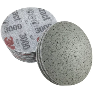 Dischi in Schiuma 3M 02087 Trizact Hookit P3000, 3 Pollici, 15 Dischi per Cartone, Tipo Carta Abrasiva - Product Image 2