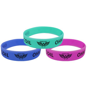 चमक-इन-अंधेरे कस्टम सिलिकॉन इवेंट रिस्टबैंड के लिए प्रचार चमकती सहायक उपकरण खेल - Product Image 4