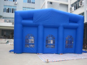Carpas Inflables Azules para Acampar en Todas las Estaciones con Tela de PVC, Diseño Plegable, Impermeables, para Fiestas y Eventos de Boda - Product Image 6