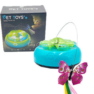 Kedi Lazer İnteraktif Oyuncağı Kedi Oyuncağı Kelebekli Akıllı Evcil Hayvan Kedi Döner Tabla Oyuncağı Şarj Edilebilir Yavru Kedi Oyuncağı - Product Image 4