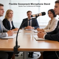 Support de microphone flexible et réglable Blive BX-ML01 à fixation sur bureau pour réunions, podcasts, streaming en direct, OEM, vente en gros