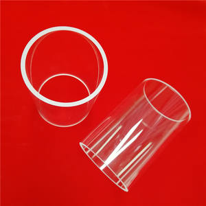 Tube de quartz de tuyau en verre de quartz rond industriel et scientifique hautement transparent - Product Image 5