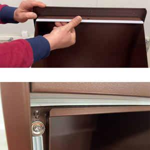 Boîte aux lettres en bois japonaise, boîte à colis pour une livraison sécurisée des courriers et des colis, pour utilisation au bureau de poste - Product Image 5