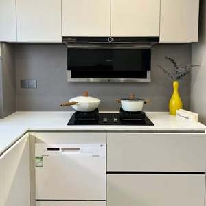 Juego de Muebles de Diseño Simple, Gabinetes de Cocina Personalizados, Isla de Cocina, Mostrador, Gabinete de Almacenamiento para Comedor - Product Image 1