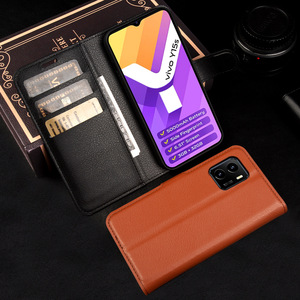 Para vivo X100 TPU PU cuero Flip Wallet Phone Case, Flip Magnetic Leather TPU Cover para Vivo S18/S18Pro/ V30/ <span class=keywords><strong>V30Pro</strong></span> - Product Image 3