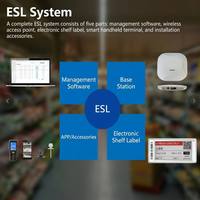 1.54 2.13 2.66 2.9 4.2 7.5 9.7 Inci Label Harga Digital Pintar 2.4 Ghz SDR Nirkabel Label Rak Elektronik (ESL) Supermarket EINK