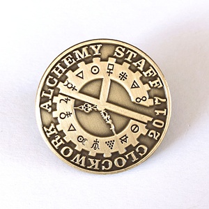 Recuerdo placa de Metal Pines de esmalte morir golpeado de alta calidad de encargo insignias <span class=keywords><strong>Pin</strong></span> de solapa de Metal - Product Image 1
