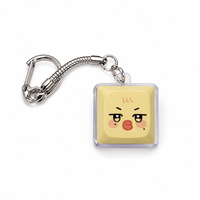 Wholesale Custom Keyboard Keychain Acrylic Keycap Keyring OEM ODM Factory Manufacturer