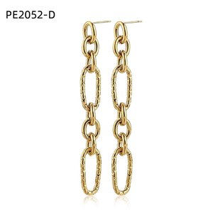 ต่างหูแฟชั่น PE2052 สำหรับผู้หญิง เครื่องประดับคุณภาพสูง - Product Image 2