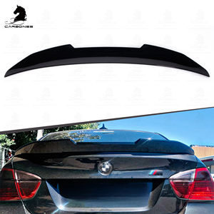 ABS brillant noir PSM Type voiture <span class=keywords><strong>coffre</strong></span> arrière lèvre queue aile becquet queue <span class=keywords><strong>de</strong></span> canard pour <span class=keywords><strong>BMW</strong></span> série 3 <span class=keywords><strong>E90</strong></span> 2005-2012 - Product Image 1