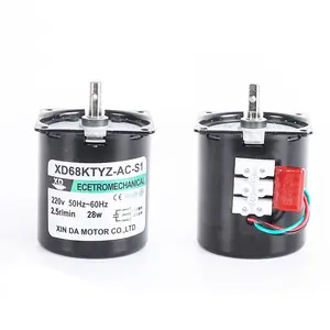 Rotary Rotary Motor Ac 220v 68KTYZ Grill Machine Stage Luminaire 28W Permanent Magnet Synchronous Motor