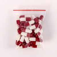 Capsules de gélatine vides à finition brillante, colorants vibrants, coques dures creuses pour la différenciation de marque, tailles 00, 0, 1