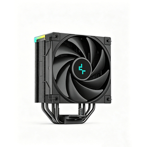 พัดลมระบายความร้อนซีพียู DeepCool AK400 DIGITAL สีดำ สำหรับ LGA1700 1200 และ AM5 AM4 พร้อมหน้าจอแสดงผล ฝาครอบด้านบนสีดำ คุณสมบัติสูง - Product Image 1
