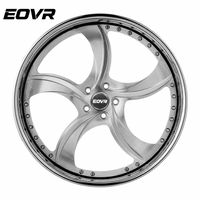 Rines EVOR Forjados Personalizados de 2 Piezas con Borde Profundo de 18 20 22 24 26 28 Pulgadas 6X139.7 5x120 5x114.3 5x112 5x130 para Autos de Pasajeros
