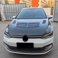 Pièces de tuning automobile, capot avant, capot moteur en fibre de carbone pour VW Volkswagen Golf 8 MK8, couvre-moteur 2021-2026