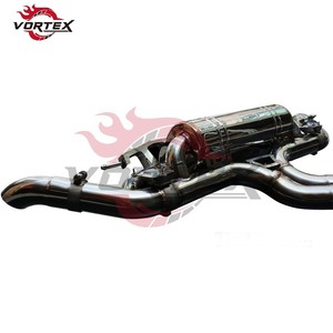 Vortex High Flow Performance Race en acier inoxydable poli de 1,5 mm d'épaisseur pour échappement arrière, garantie de 24 mois pour AUDI Q8 3.0T - Product Image 3