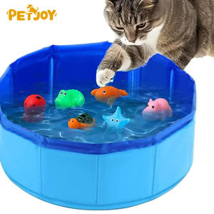 Baño y piscina plegable moderna <span class=keywords><strong>para</strong></span> perros y gatos, agua <span class=keywords><strong>de</strong></span> peces, juego automático sin fin, juguete interactivo <span class=keywords><strong>para</strong></span> <span class=keywords><strong>limpieza</strong></span> <span class=keywords><strong>de</strong></span> mascotas, lavabo <span class=keywords><strong>de</strong></span> agua - Product Image 1