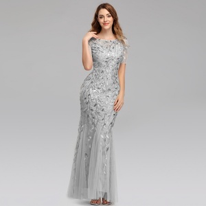Elegantes Vestidos de Noche con Lentejuelas para Mujer, Talla Grande, Vestido de Fiesta, Vestido de Dama de Honor, Ropa para la Madre de la Novia - Product Image 3