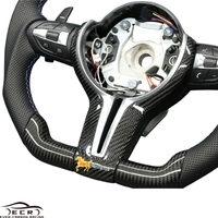 Volant en fibre de carbone ECR Hotsell Factory Price LED pour BMW X5 F20 F10, volant de course Ever-Carbon Racing