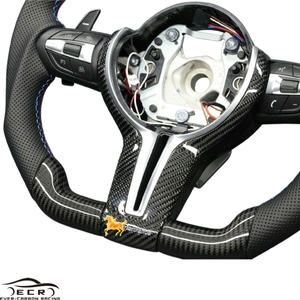 Volante Deportivo LED Ever-Carbon Racing ECR, <span class=keywords><strong>Precio</strong></span> de Fábrica, para BMW X5 F20 F10, Volante de Fibra de Carbono - Product Image 6